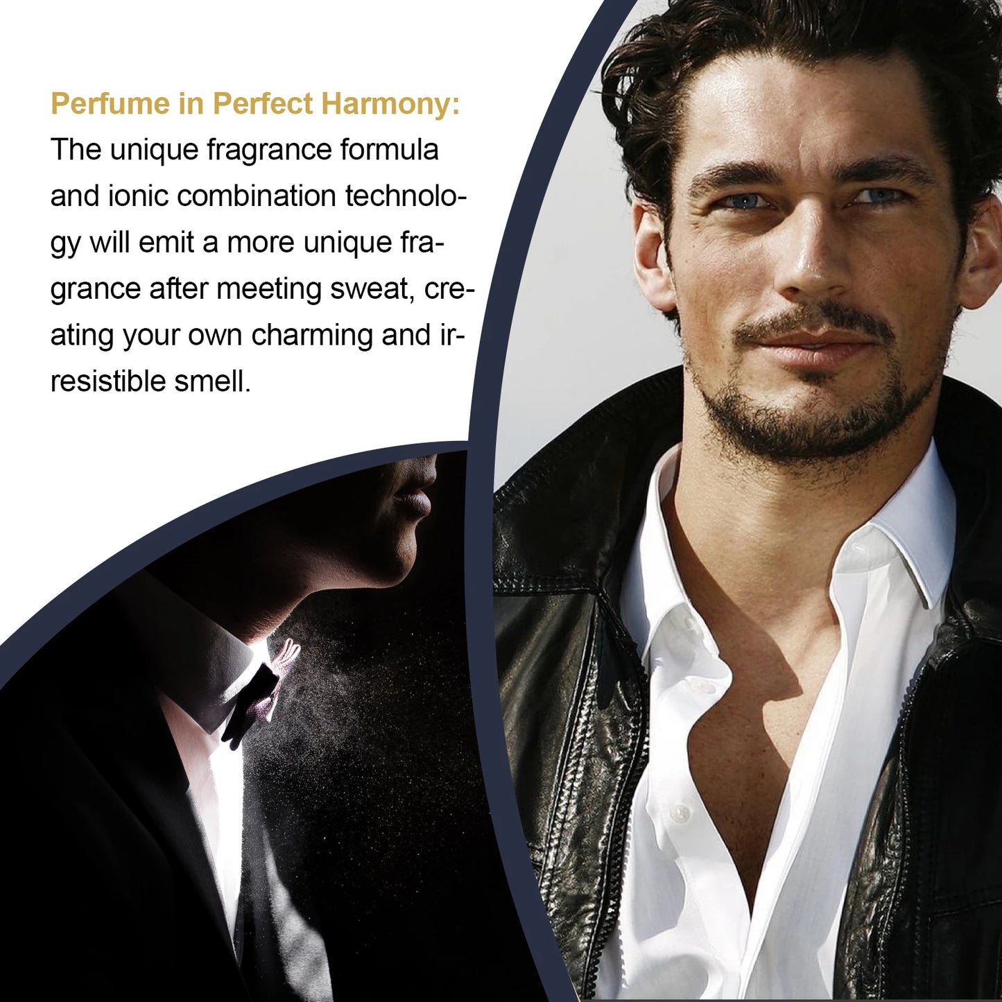 Roxelis 50ml Men Glamour Perfume Spray Cologne Light Fresh Pheromone Romantic Dating Fragrance - TrendForce25