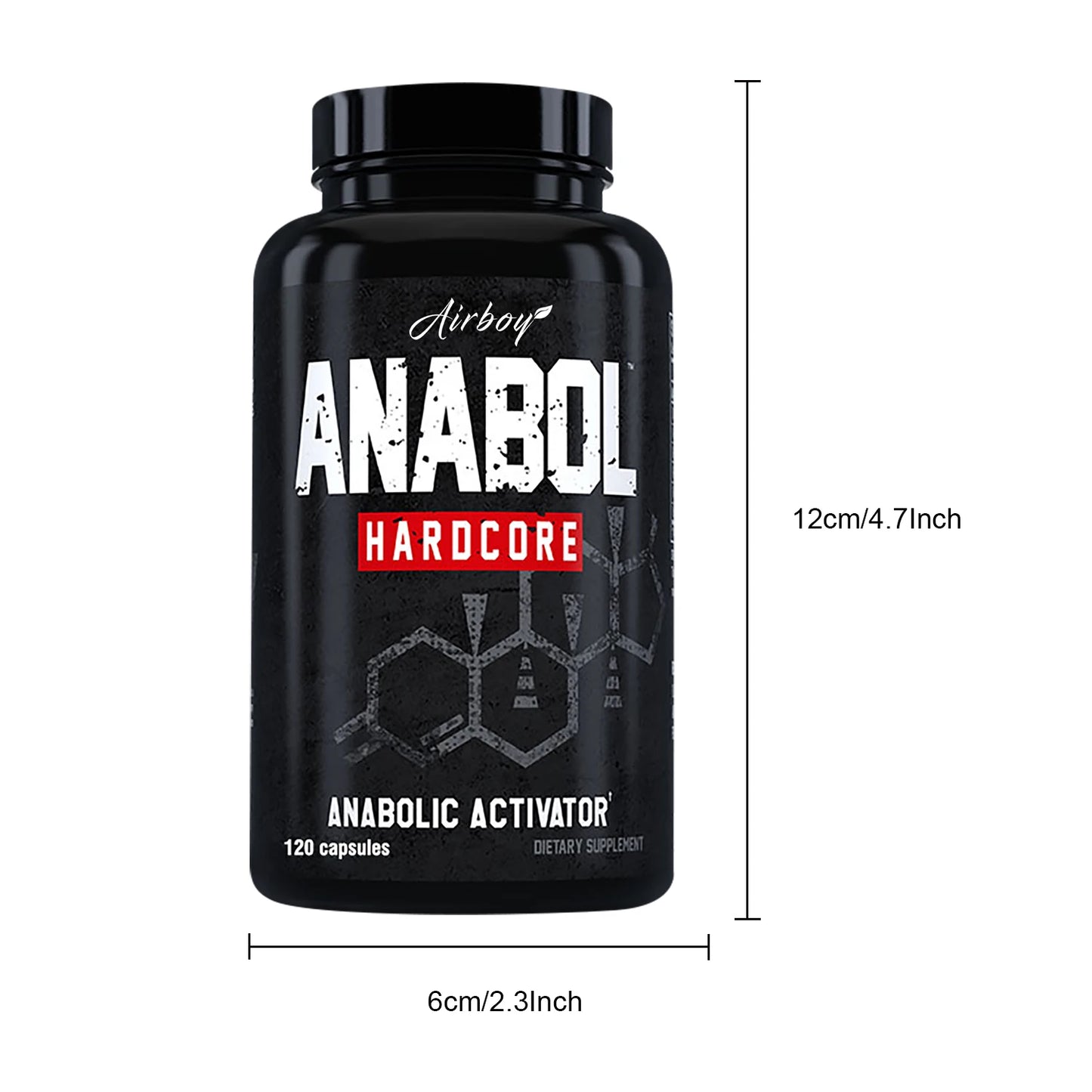 ANABOLIC - Men's Health Support Supplements - 120 Capsules - TrendForce25