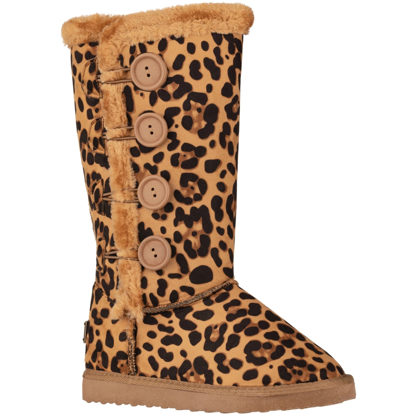Women's Snow Boots Fleece Lined Solid Color Mid-Calf Flat Snow Boots Fur Lined Winter Boots - TrendForce25