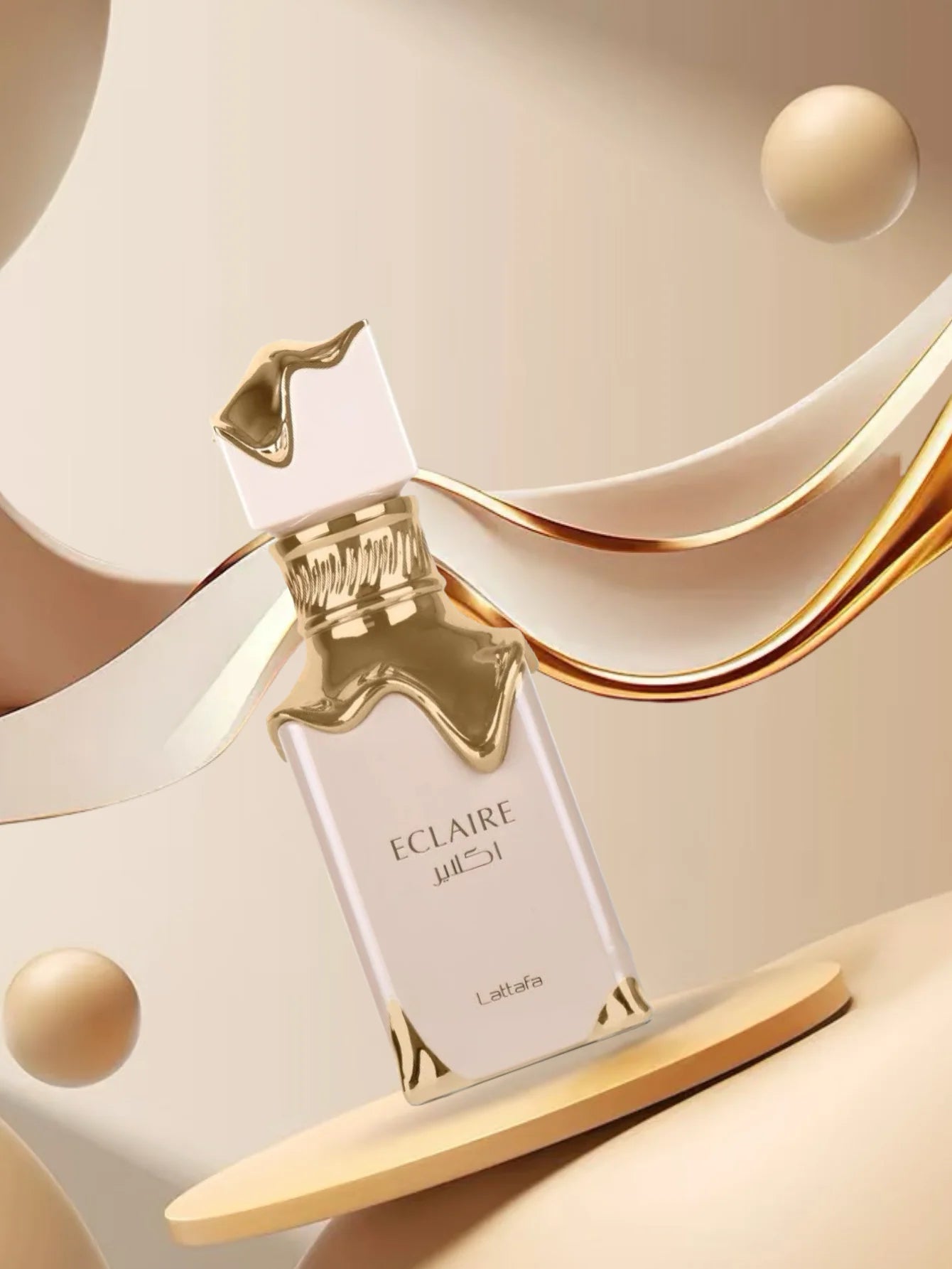 Lattafa Eclaire Eau de Parfum 100ml – Sweet Vanilla & Musk | Long-Lasting Feminine Scent for Daily Wear or Date Night