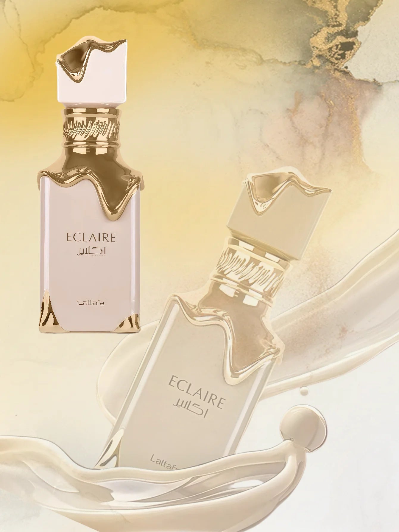 Lattafa Eclaire Eau de Parfum 100ml – Sweet Vanilla & Musk | Long-Lasting Feminine Scent for Daily Wear or Date Night