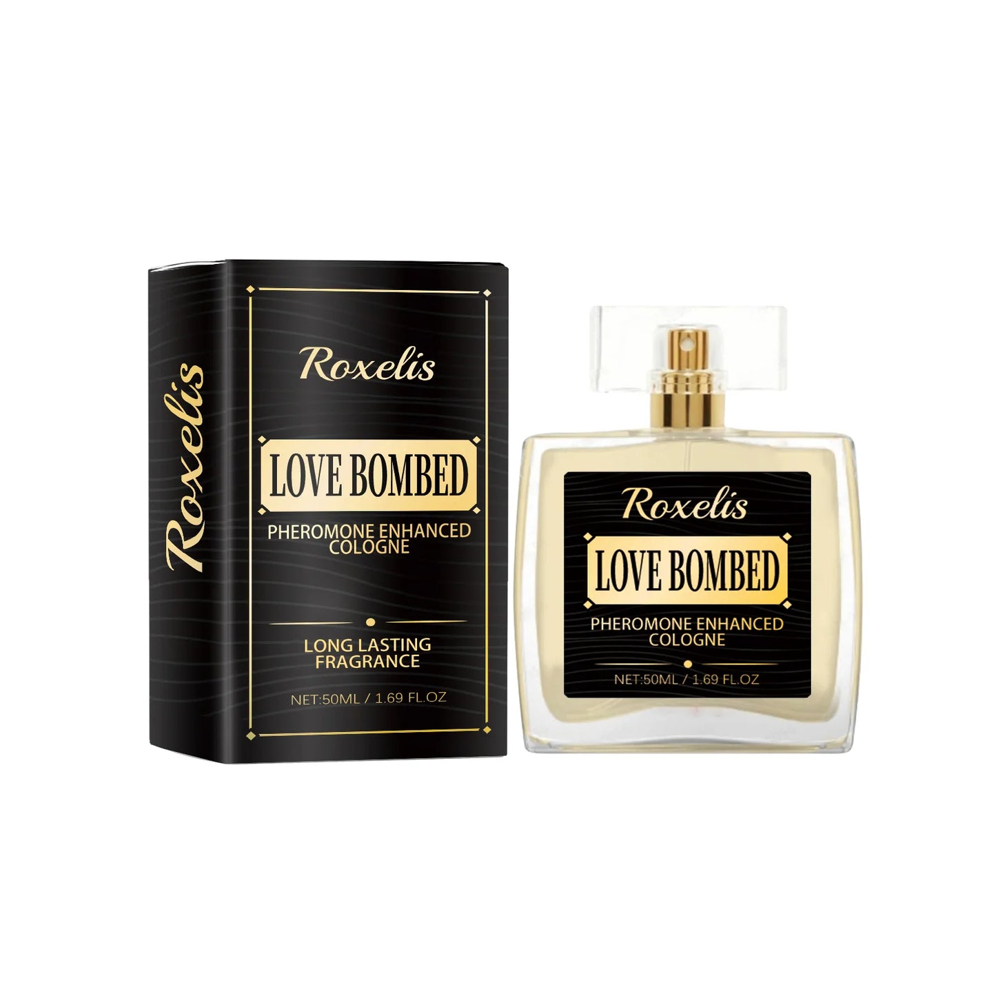 Roxelis 50ml Long Lasting Pheromone Cologne for Men Romantic Dating Fragrance Deodorant Mist - TrendForce25