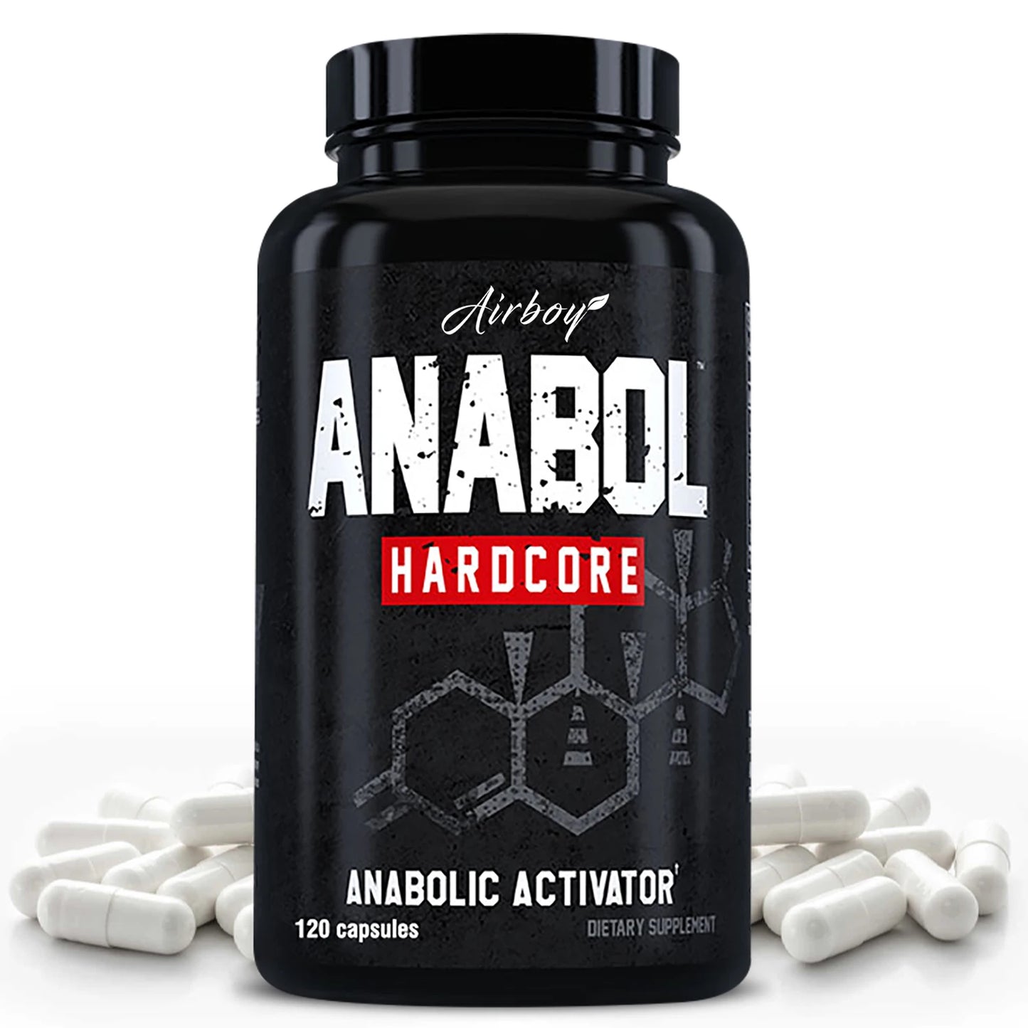 ANABOLIC - Men's Health Support Supplements - 120 Capsules - TrendForce25