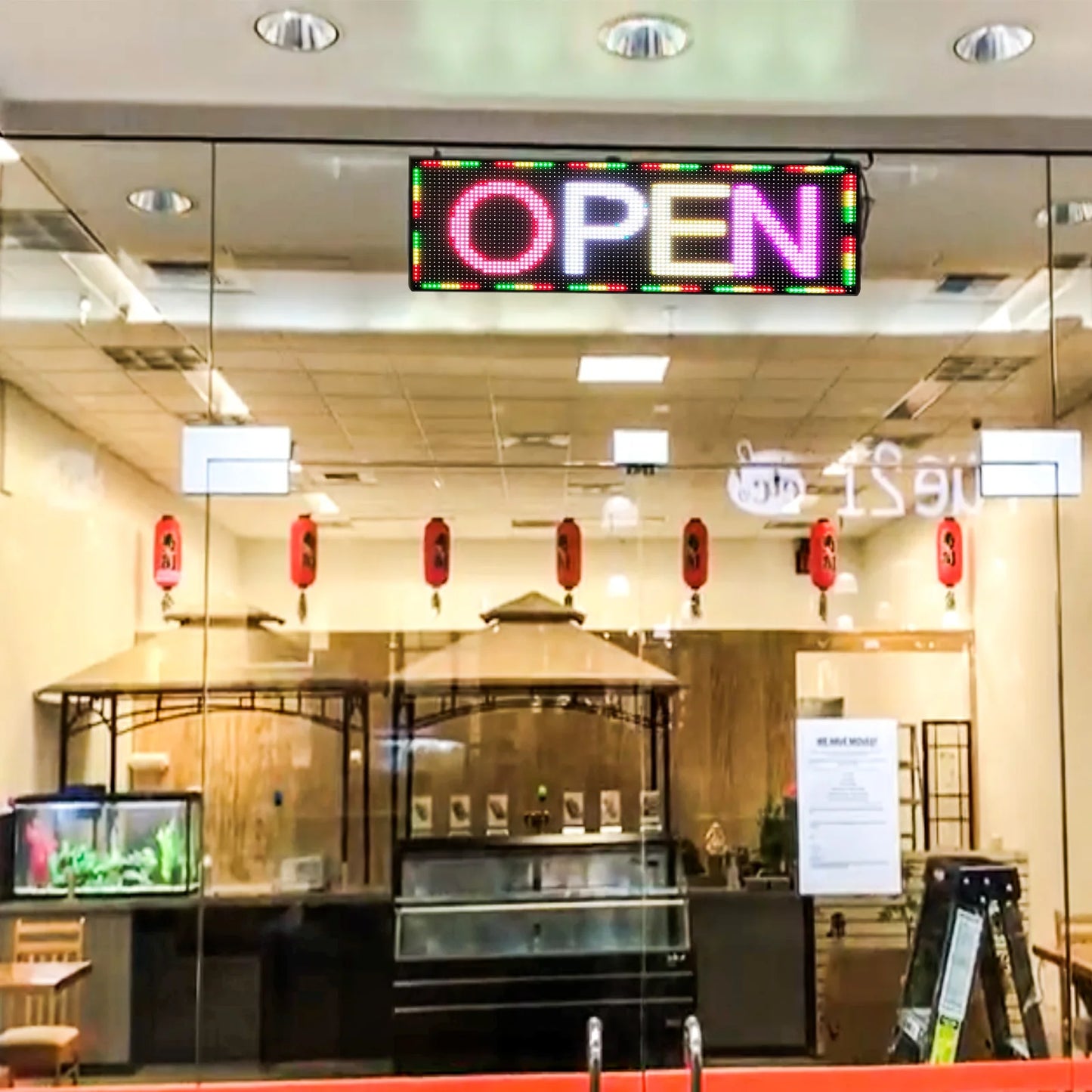 High-brightness Outdoor LED Signboard 7-color LED Electric Bulletin Moving Shining LED Message Board Multi-function Signboard - TrendForce25