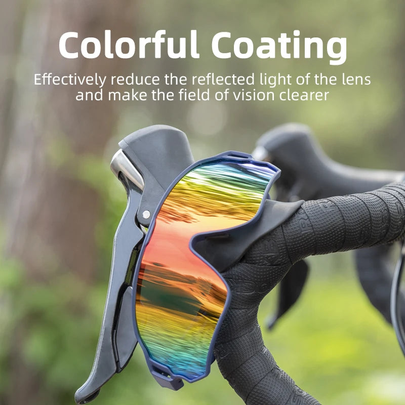 ROCKBROS Polarized Glasses UV400 Sunglasses Sport Protection Glasses Bicycle Eyewear Outdoor Hiking Camping Golf Cycling Goggles - TrendForce25