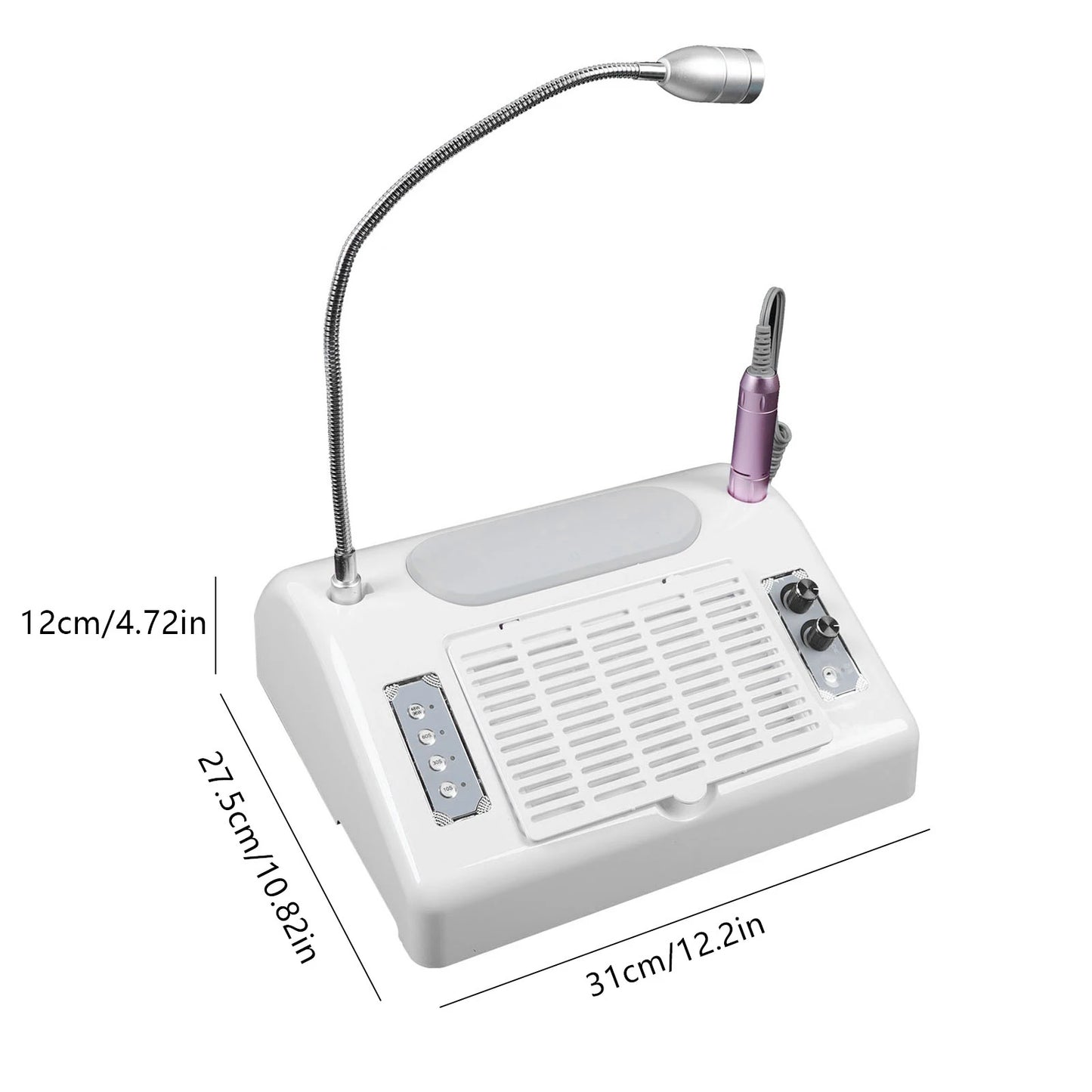5 in 1 Nail Drill Manicure Machine, Professional 30000rpm Electric Nail Drill Machine, Electric , Nail Lamp for Nails Manicure - TrendForce25