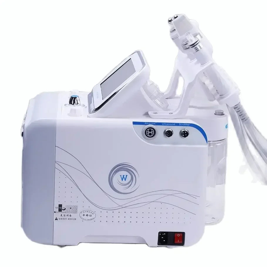 New Arrival! Multifunction skin care device 7 in 1 anti aging small bubble H2O2 hydrogen oxygen jet beauty machine with Led Mask - TrendForce25
