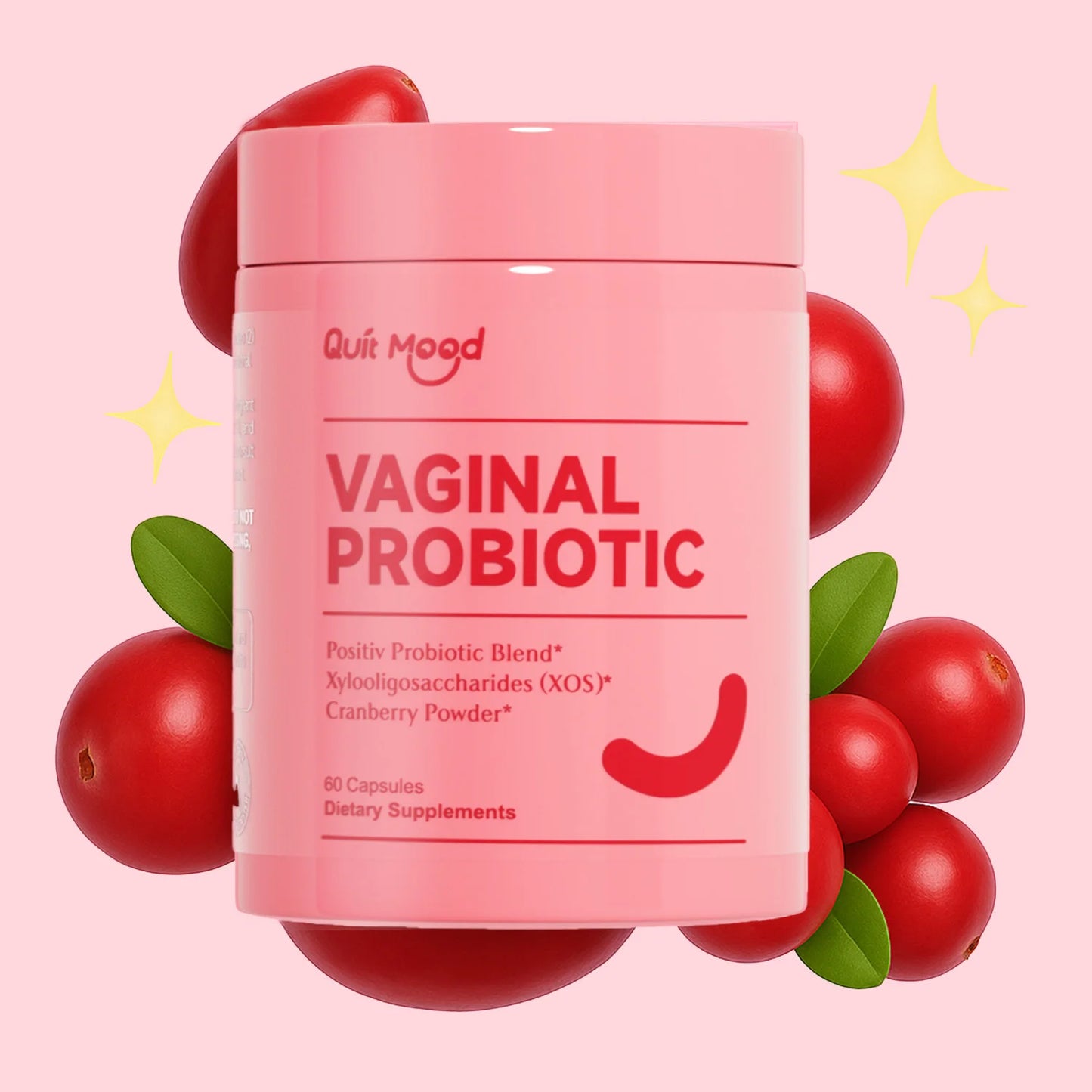 Quitmood Queen's Female-Focused Once-daily Women's complete V- Probiotics for Women - pH Balance, Odor Control, Yeast & Flora - TrendForce25