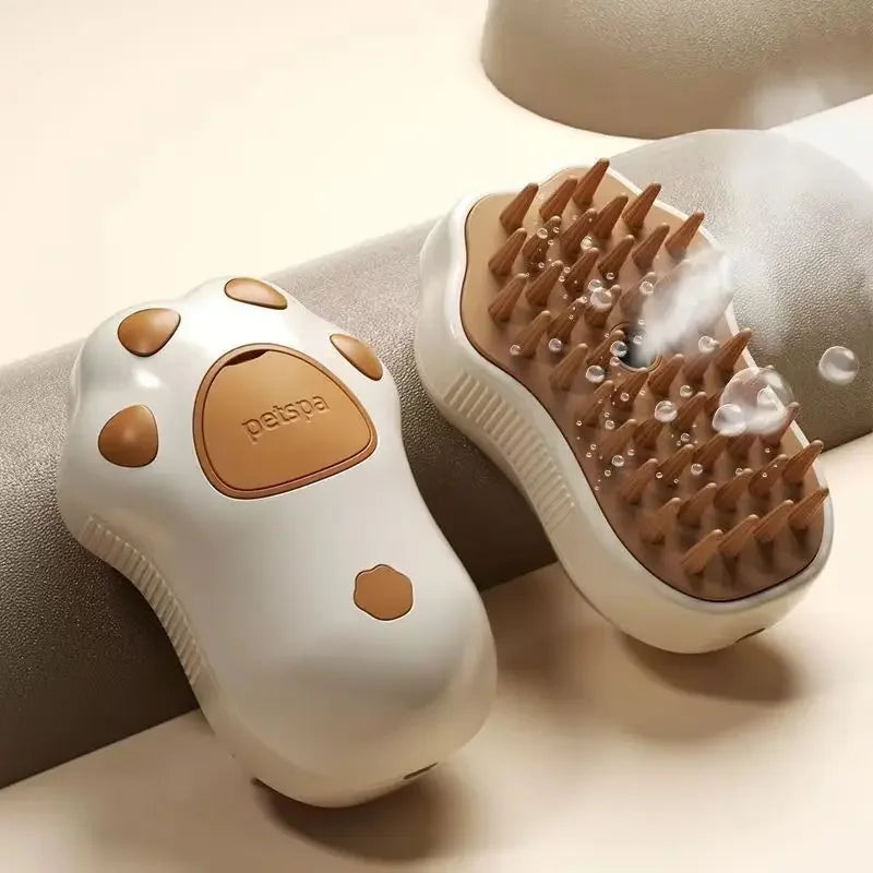 Pet Steam Brush Steam Cats Comb Electric Sprayer for Massage Wool Cat Brush Vaporizer Hair Removal Grooming Pets Accessories - TrendForce25