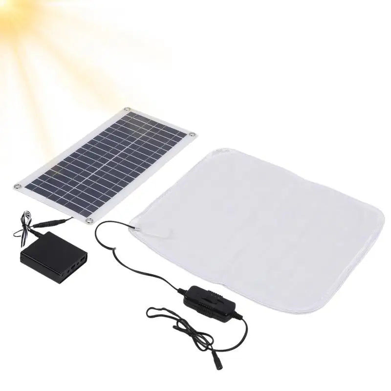 Solar Pet Heating Pad 100W Waterproof Pet Heating Pad Adjustable Warming Cat Bed Thermal Pet Blanket For Winter Cat Pet Dog - TrendForce25