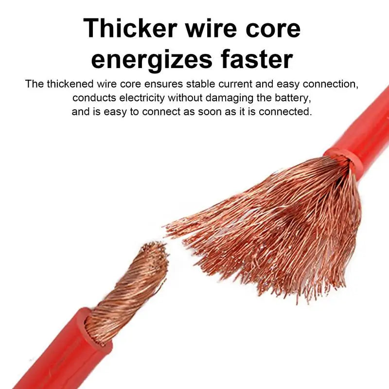 1500A 3/4m Jumper Cables Heavy Duty Car Battery Jump Leads Booster Cables Jumper Copper Wire Automobiles Battery Accessories