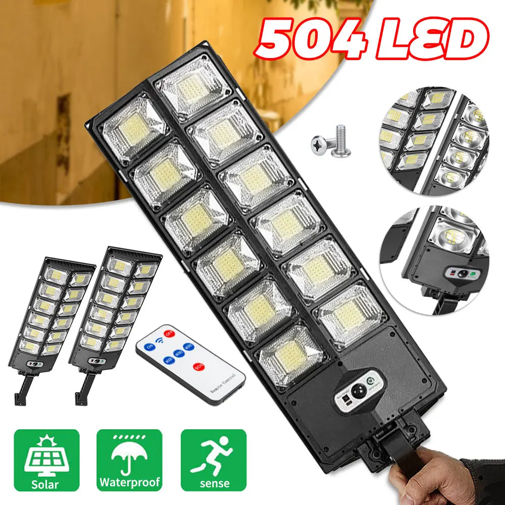 10000watts Super Bright Outdoor Solar Lamp Waterproof Ultra Wide Lighting Street Light Human Induction Motion Sensor Wall Lights - TrendForce25