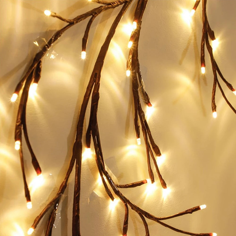 Outdoor Lighting Light String Solar Tree and Vine Lamp 96LED Tree Branches Light Waterproof Garland Home Decorative Lights - TrendForce25