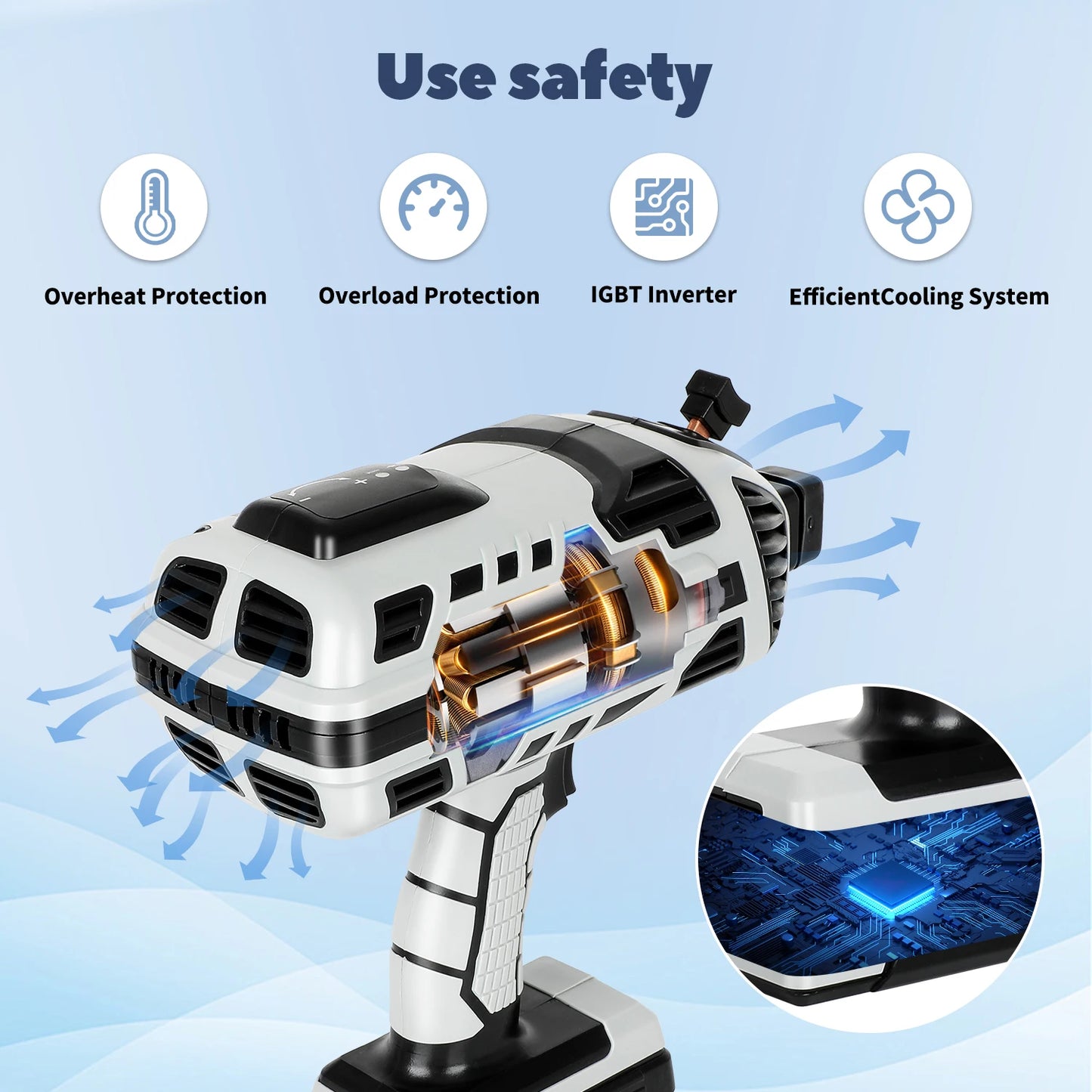 Handheld Welder Machine 110V Portable ARC Welding Machine IGBT Inverter Variable Current Adjustment (20-120Amp) With Welding To - TrendForce25