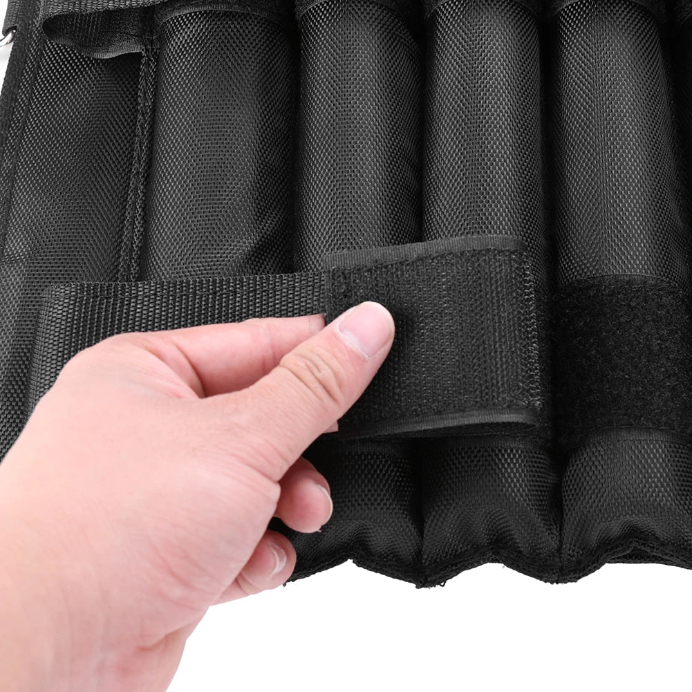 Loading Weighted Vest Adjustable Weight Training Exercise Jacket Sand Clothing Boxing Fitness Equipment (Excluding steel plates)