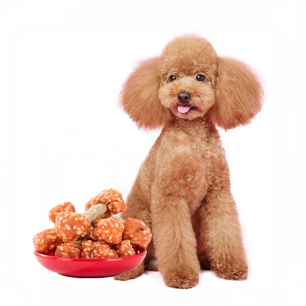 Chicken Dumbbell Dog Treats with Rice All Natural Ingredients Healthy Easily Digestible 7.05oz 14.11oz - TrendForce25