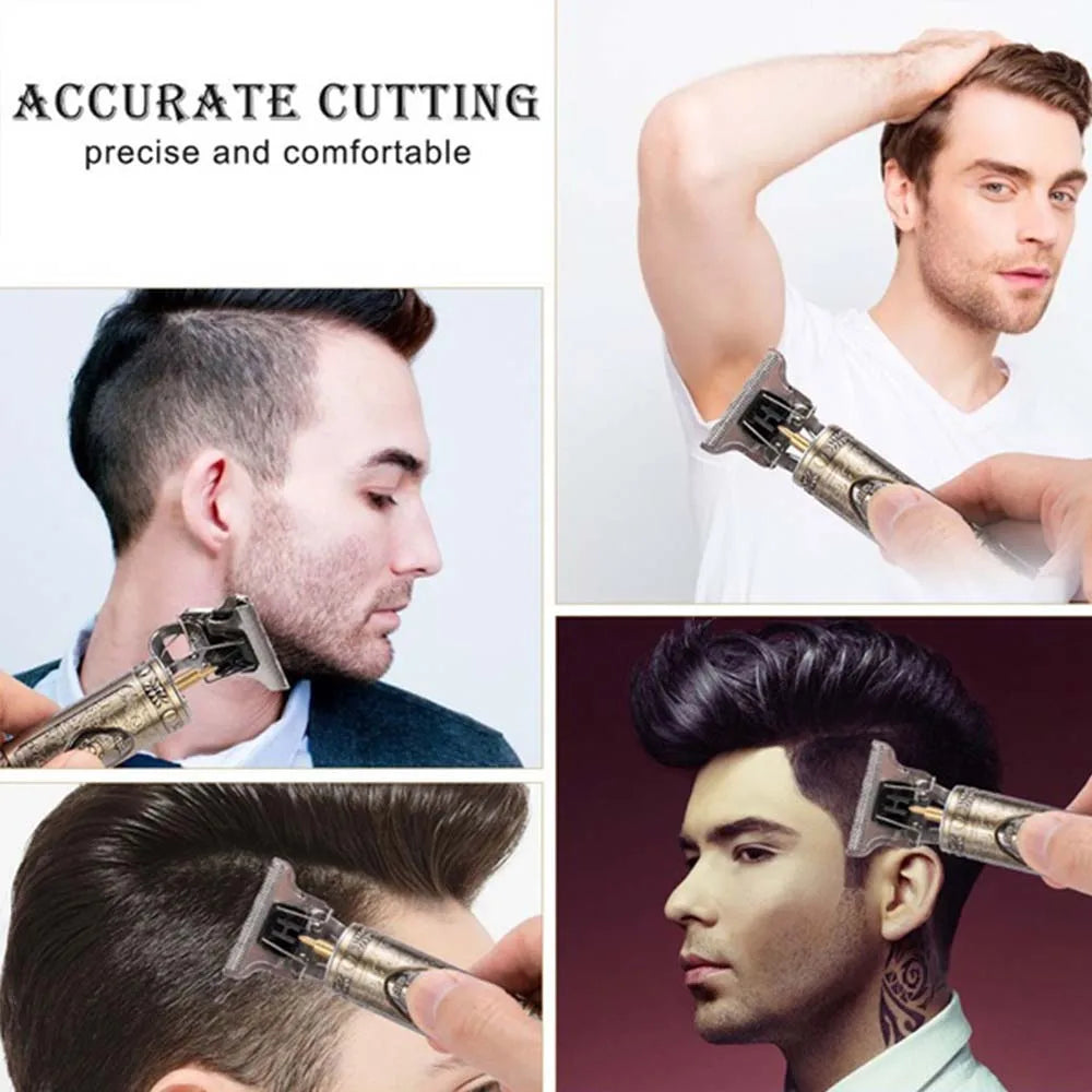 USB Rechargeable Electric Hair Clipper, Cordless Hair Trimmer Set For Hair Cutting, Professional Trimmer Shaver Trimmer Beard - TrendForce25