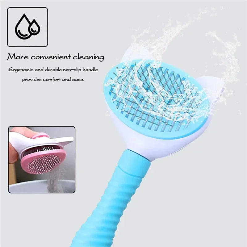 Pet Comb Cat Cleaning Supplies High Quality Self cleaning Brush Professional Grooming brush for Dogs, Cats pets Glove dog Bath - TrendForce25