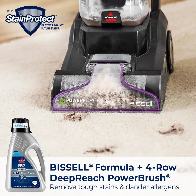 BISSELL PowerForce Pet XL Upright Deep Carpet Cleaner, 3748