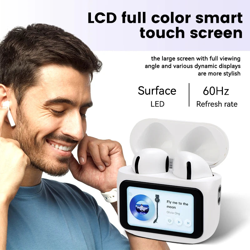 Noise Cancelling Earbuds Touch Control Earbuds Wireless Bluetooth Earbuds Earphones Wireless Bluetooth Earbuds - TrendForce25