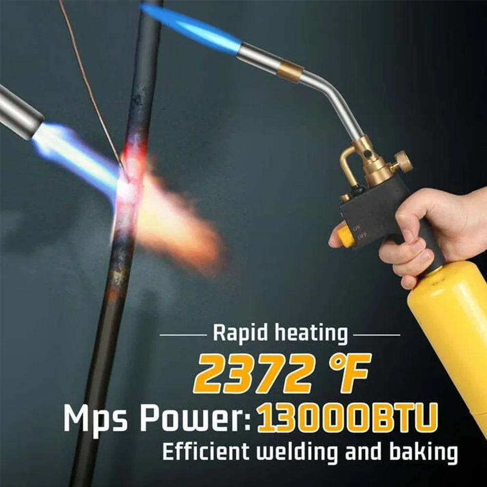 Mapp Propane Torch Head TS8000 Trigger Start Welding Torch Portable Trigger Start Push Button Igniter For Soldering Brazing