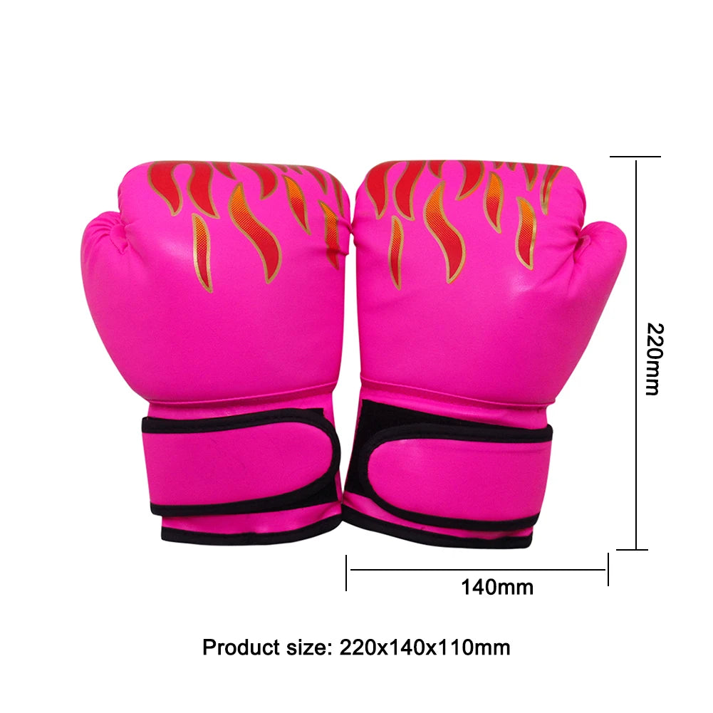 1 Pair Boxing Gloves Adults Women Men Boxing Sanda Gloves Unisex Boxing Training Exercise Leather Gloves Sports Protection Mitts