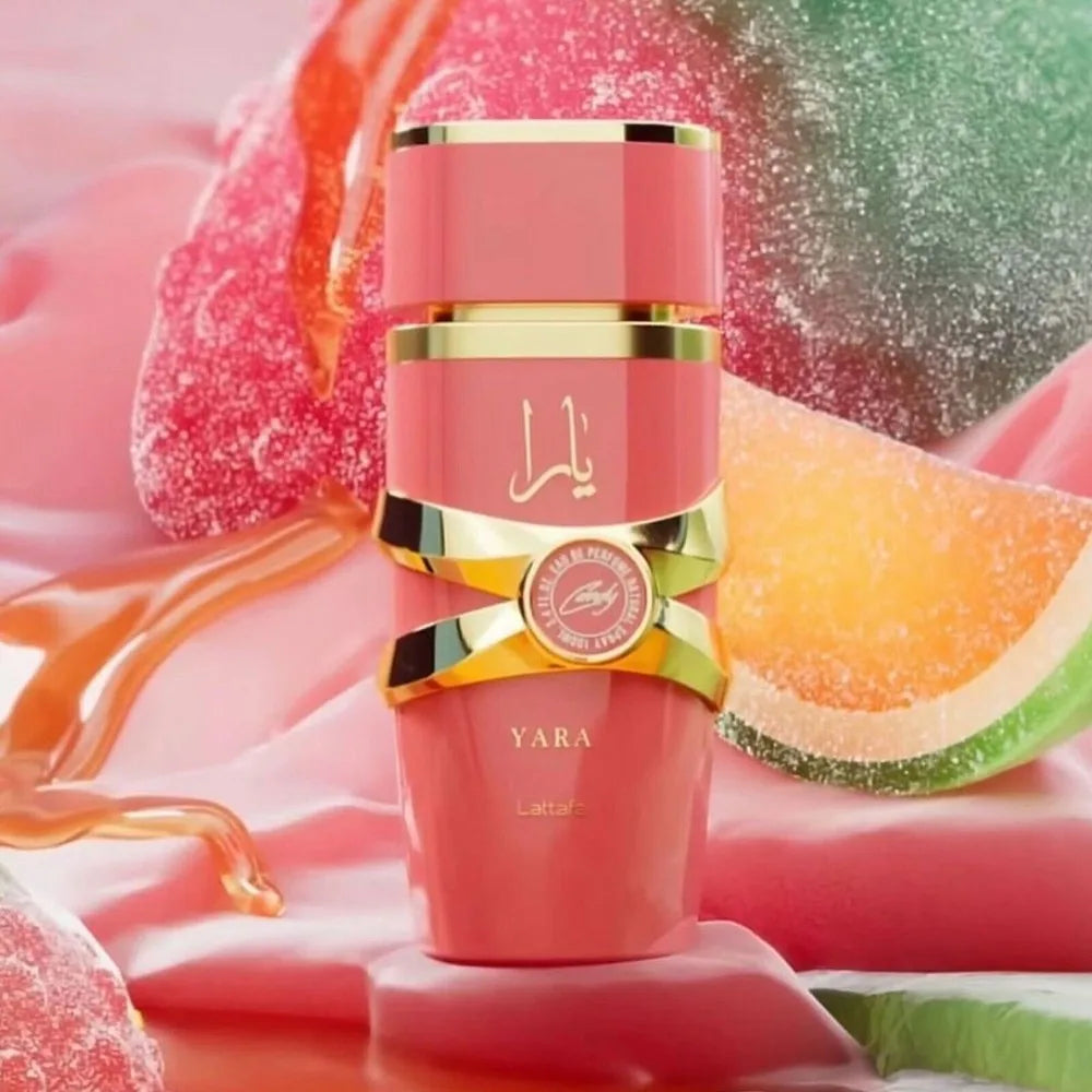Lattafa Yara Candy Eau de Parfum EDP Spray for Women 3.4 oz/100 ml NEW in Box US - TrendForce25