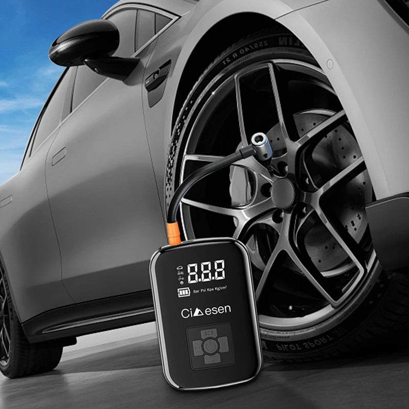 1pc Car Wireless Air Pump 150PSI Portable Electric Tire Inflation For Car Bicycle Motorcycle Air Compressor Inflator US Shipping - TrendForce25