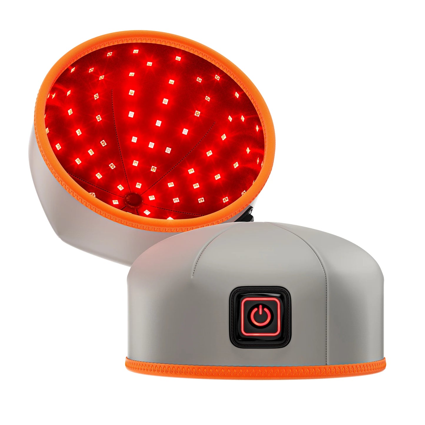 Hair Grow Cap Red Light Therapy Head LED Red Infrared Device lamp Relax Brain Hair Skin Treatment Insomnia Heating Hat Head - TrendForce25