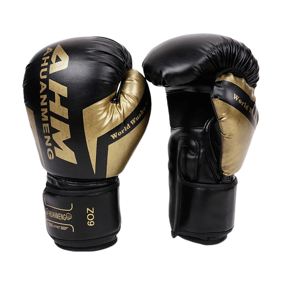 1 Pair Boxing Gloves Adults Women Men Boxing Sanda Gloves Unisex Boxing Training Exercise Leather Gloves Sports Protection Mitts