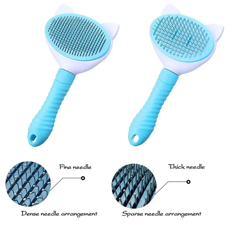 Pet Comb Cat Cleaning Supplies High Quality Self cleaning Brush Professional Grooming brush for Dogs, Cats pets Glove dog Bath - TrendForce25