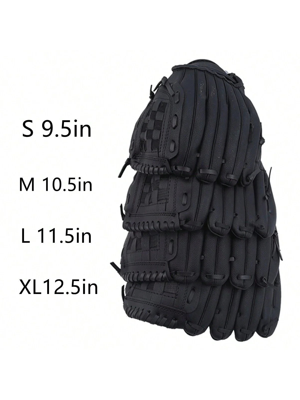 1pc Outdoor Sport Baseball Glove Softball Practice Equipment Size S/M/L/XL For /Adults Man Woman Training (Excluding Balls)