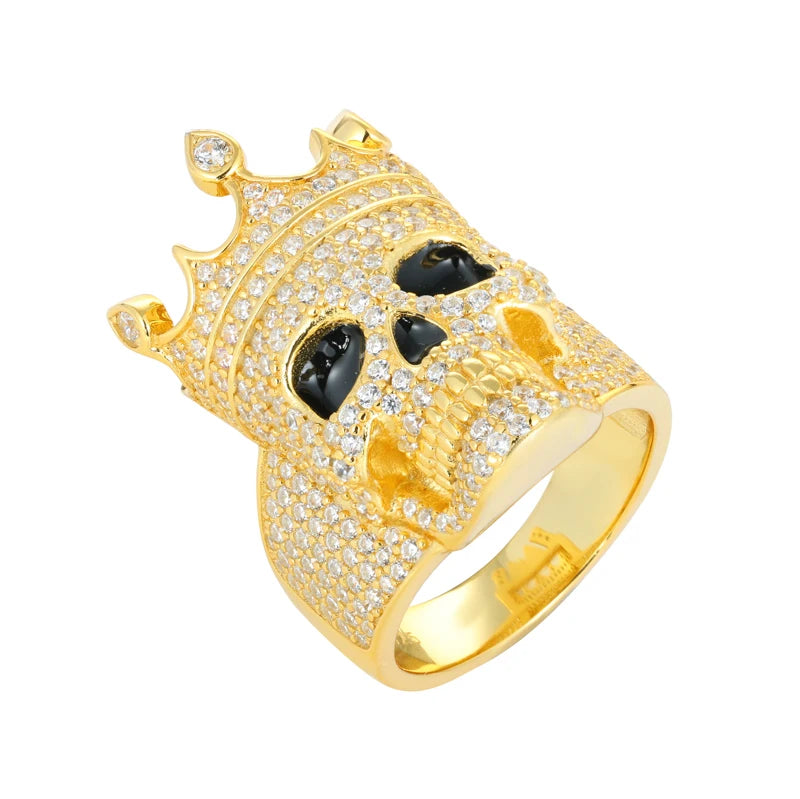 New S925 Moissanite Jesus Head Ring Men Women Fashion Religious Amulet Accessories Hip Hop Punk Iced Out Sterling Silver Jewelry