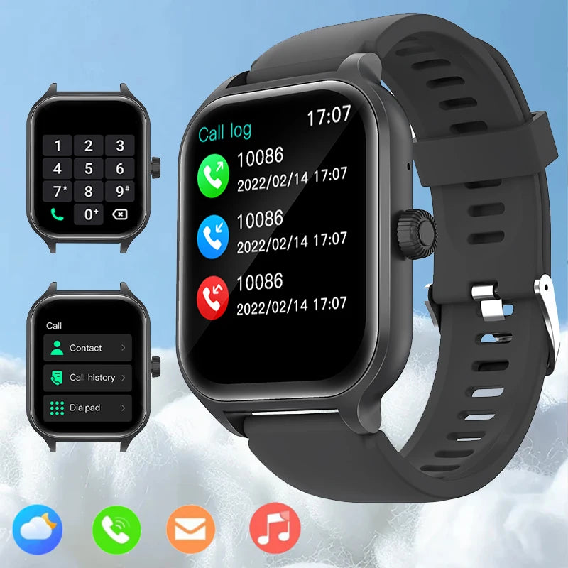 Smart watch, wireless calling/dial, multi-Sport mode, calling reminder and rejection, SMS reminder, for iPhone/Andriod - TrendForce25