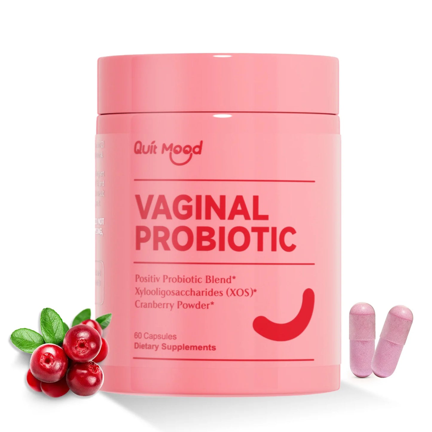 Quitmood Queen's Female-Focused Once-daily Women's complete V- Probiotics for Women - pH Balance, Odor Control, Yeast & Flora - TrendForce25