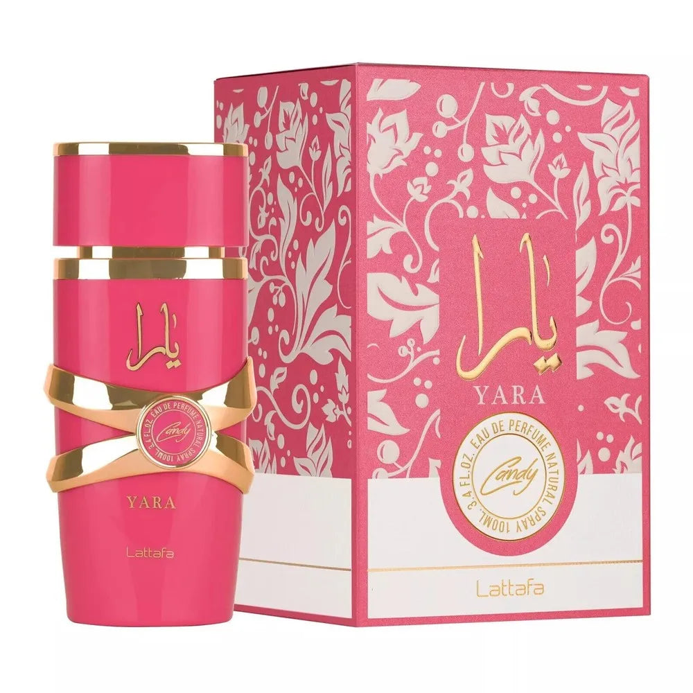 Lattafa Yara Candy Eau de Parfum EDP Spray for Women 3.4 oz/100 ml NEW in Box US - TrendForce25