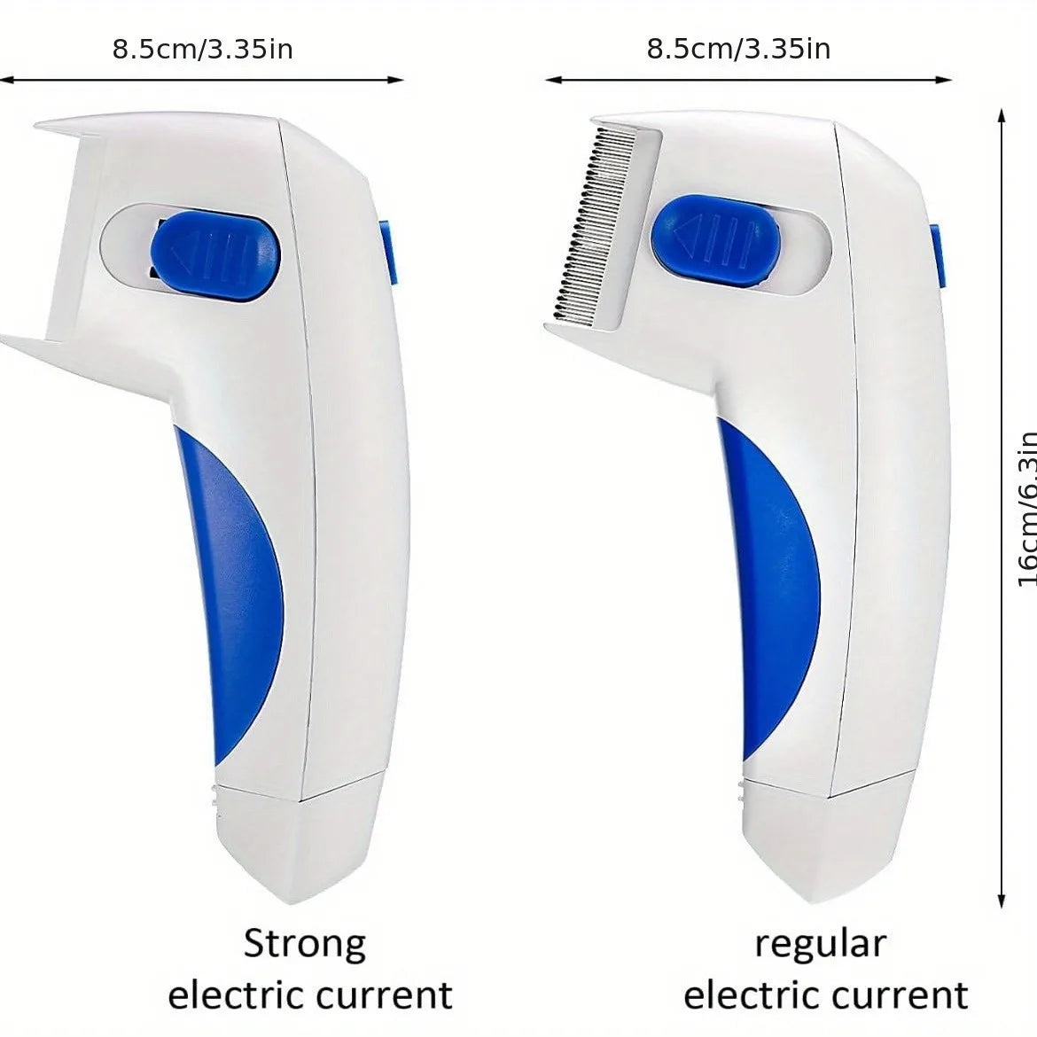 1pcs Cat & Dog lectitc Hlea Comb, hemoves oose Hai fleas,And Eggs:.lectronicice Remover, suitable For Cats, Dogs,And abits. Efec - TrendForce25