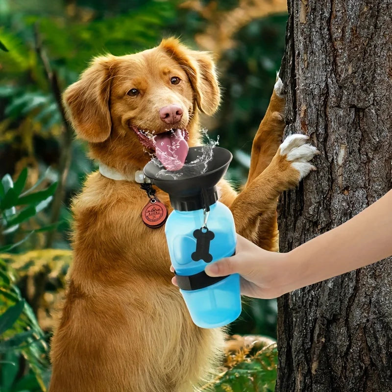 Dog Water Bottle, Portable Travel Water Bottle Dispenser For Dogs - Cats & Kitten Outdoor Travel Water Bottle Bowl, - TrendForce25