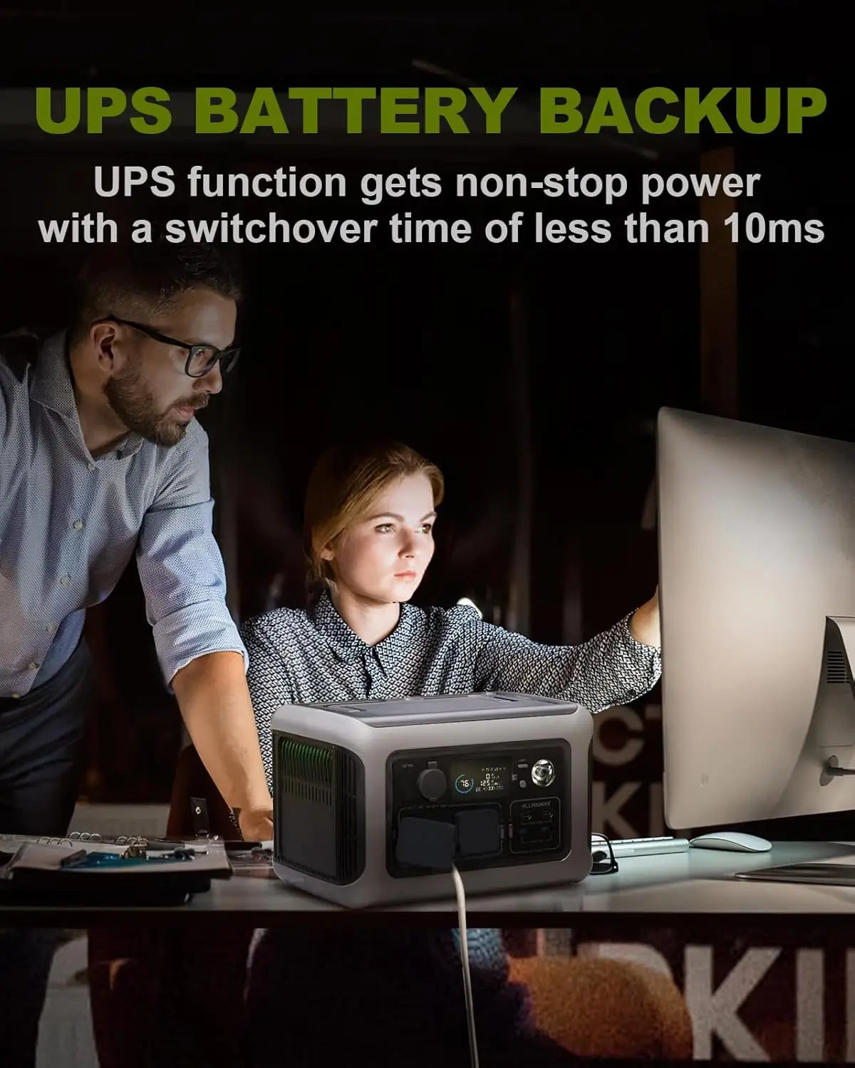 ALLPOWERS R600 Solar Generator with SolarPanel (Optional), 600W 299Wh LiFePO4 Portable Power Station with Solar Charger for Camp - TrendForce25