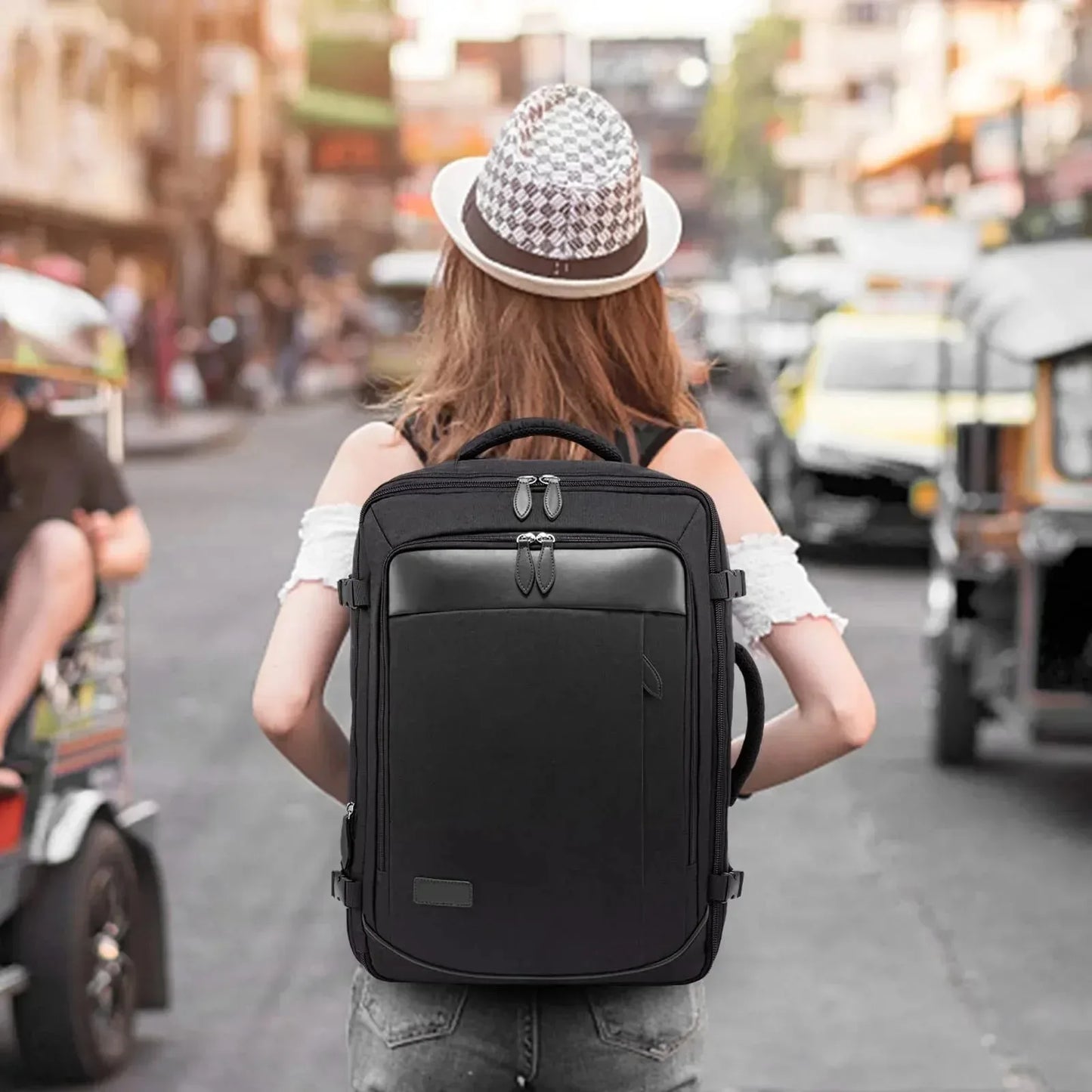40L Large Capacity Backpack Laptop Backpack Expandable Large Suitcase Waterproof Luggage Travel Backpack - TrendForce25
