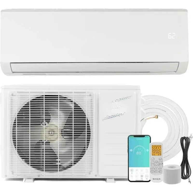 Authenticity guarantee.Mini Split Air Conditioner and Heater 9000BTU Wifi.HOME