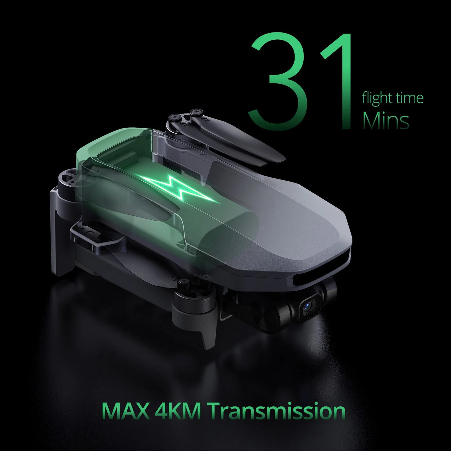 Used Potensic ATOM SE Single Axis Gimbal GPS Drone 4K Camera Lightweight Foldable FPV Transmission - TrendForce25