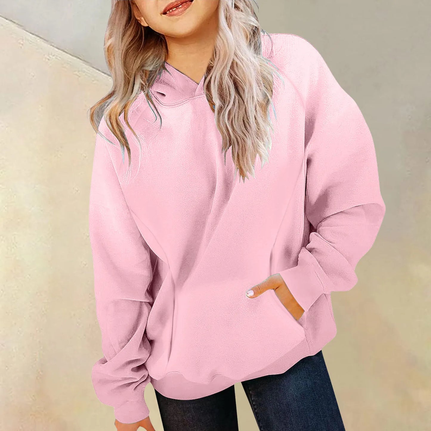 Jumper Youth Hoodies For Teen Girls Trendy Preppy Tween Girls Hooded Sweatshirt Long Sleeve Shirts Youth Cute 4t Hoodies Girl