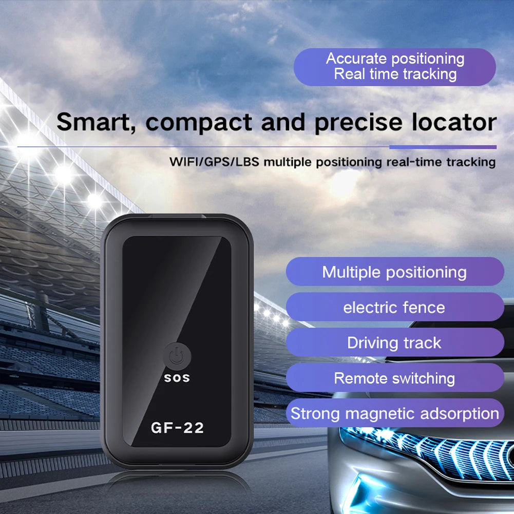 GF-22 Car Tracker Device Strong Magnetic Automatic Alarm Motorcycle Car Mini GPS TrackersVoice Control Anti-Lost Device Locator - TrendForce25