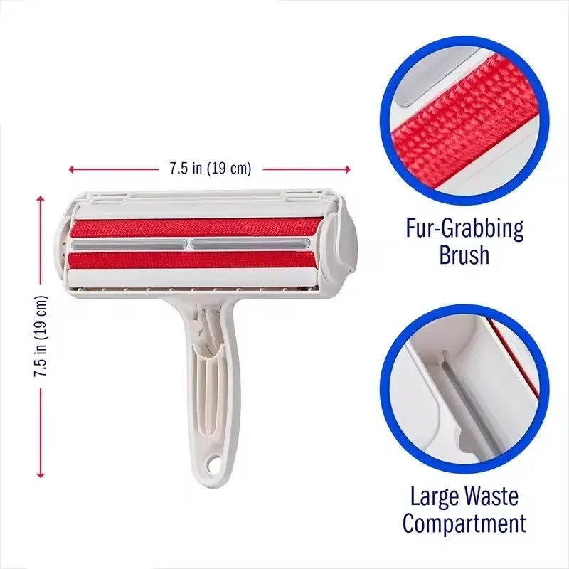 Pet Hair Remover Roller - Dog & Cat Fur Remover with Self-Cleaning Base - Efficient Animal Hair Removal Tool - Perfect for Furni - TrendForce25