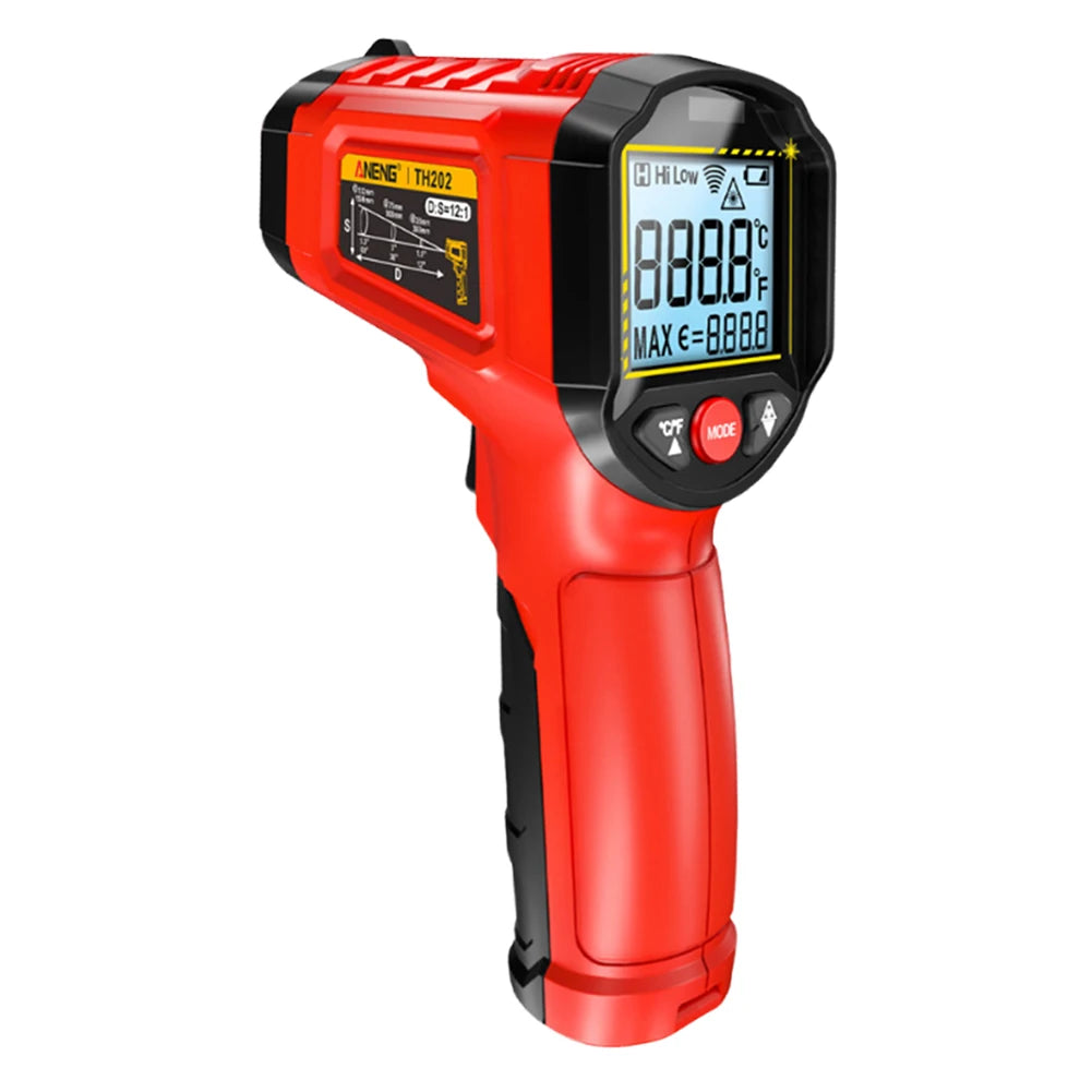 Digital Infrared Thermometer -50~600℃ Non-Contact IR Thermometer Gun Pyrometer Tester Meter for Cooking Grilling Vehicle Repair