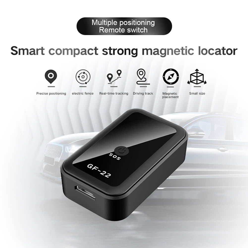GF-22 Car Tracker Device Strong Magnetic Automatic Alarm Motorcycle Car Mini GPS TrackersVoice Control Anti-Lost Device Locator - TrendForce25