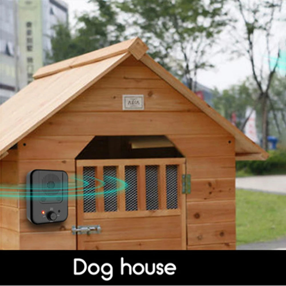 Pet Puppy Anti Bark Ultrasonic Suppressor Outdoor Anti Noise Dog Repeller Device Waterproof Dog Behavior Training Device - TrendForce25