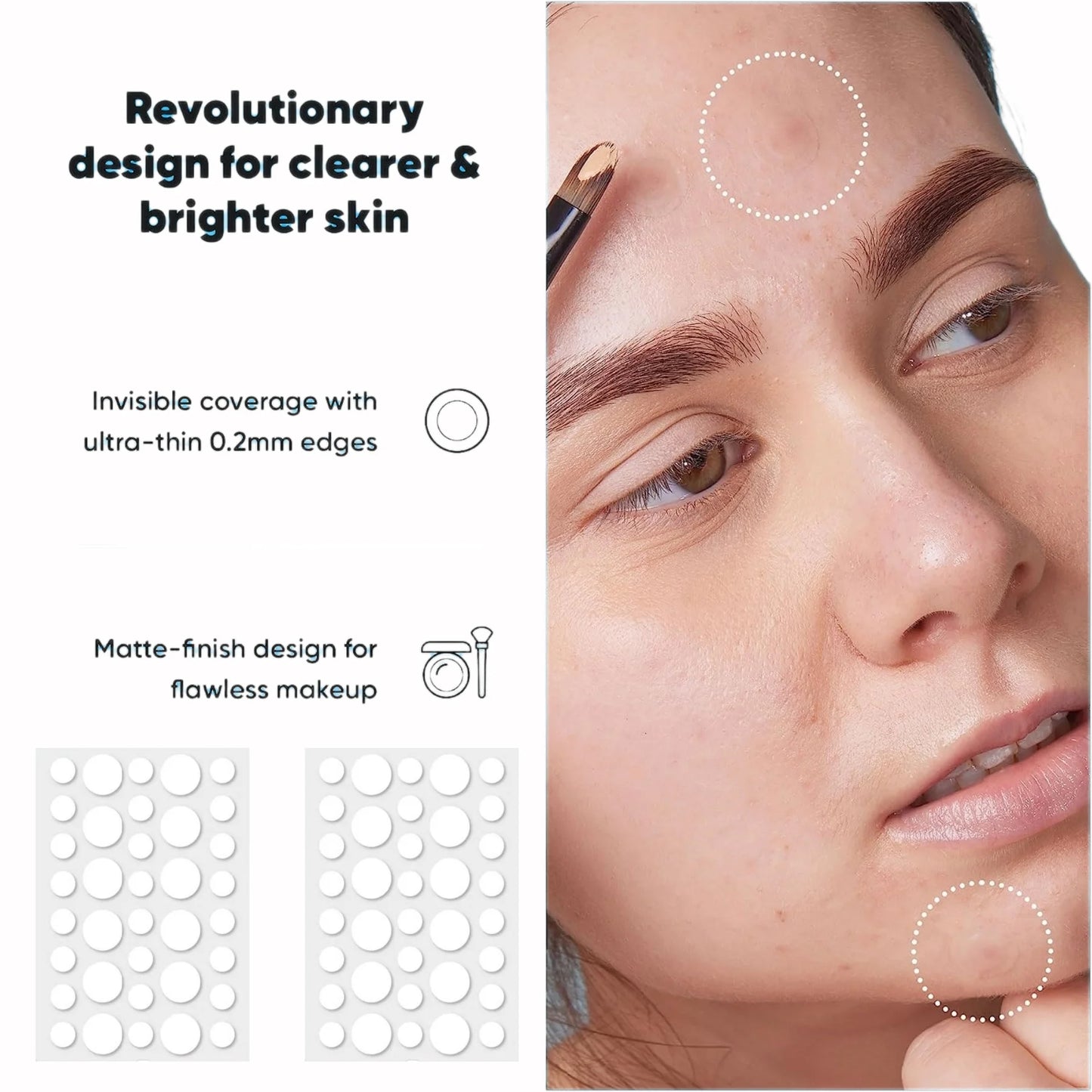 360PCS Tea Tree Oil Acne Patches With Salicylic Acid, Invisible Waterproof Acne Stickers For All Skin Types, No Fragrance, Alcoh - TrendForce25