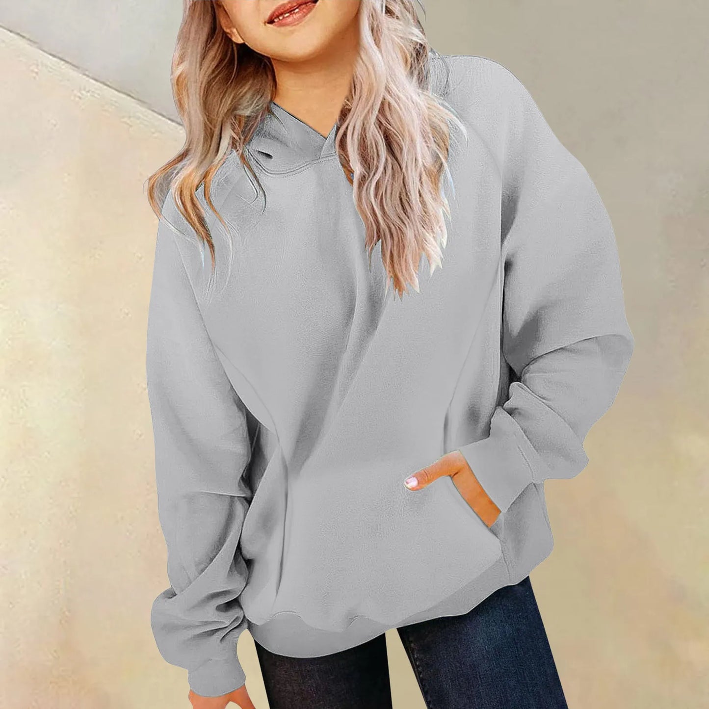 Jumper Youth Hoodies For Teen Girls Trendy Preppy Tween Girls Hooded Sweatshirt Long Sleeve Shirts Youth Cute 4t Hoodies Girl